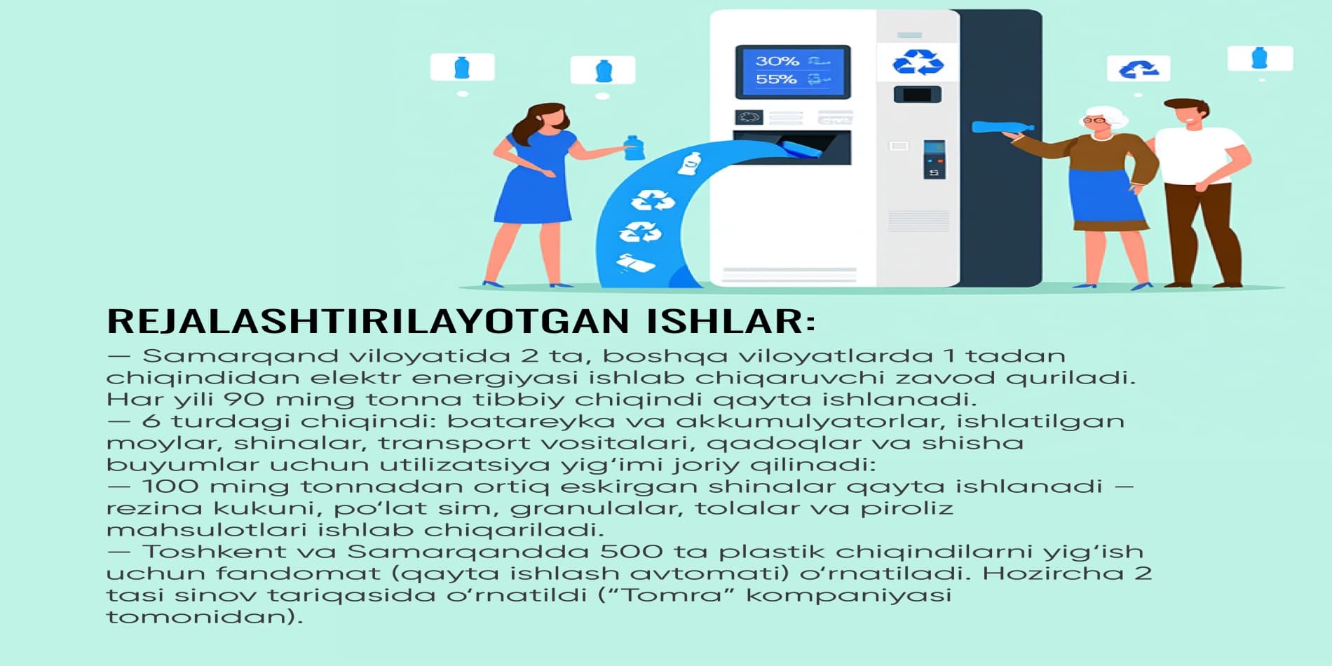 Chiqindilarni boshqarish sohasini rivojlantirish masalalariga eʼtibor qaratildi
