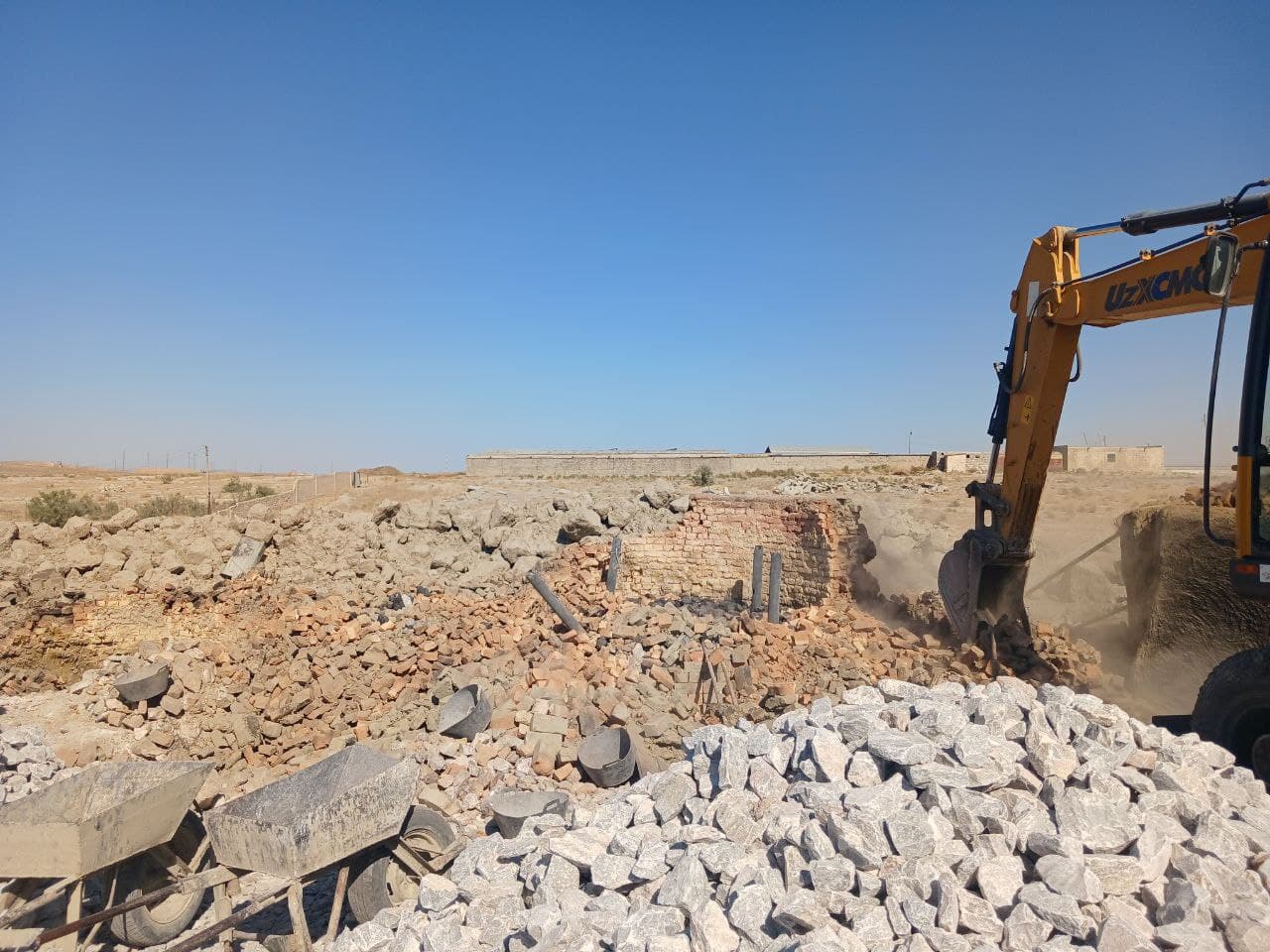 More than 30 illegal lime kilns dismantled in Navoi region