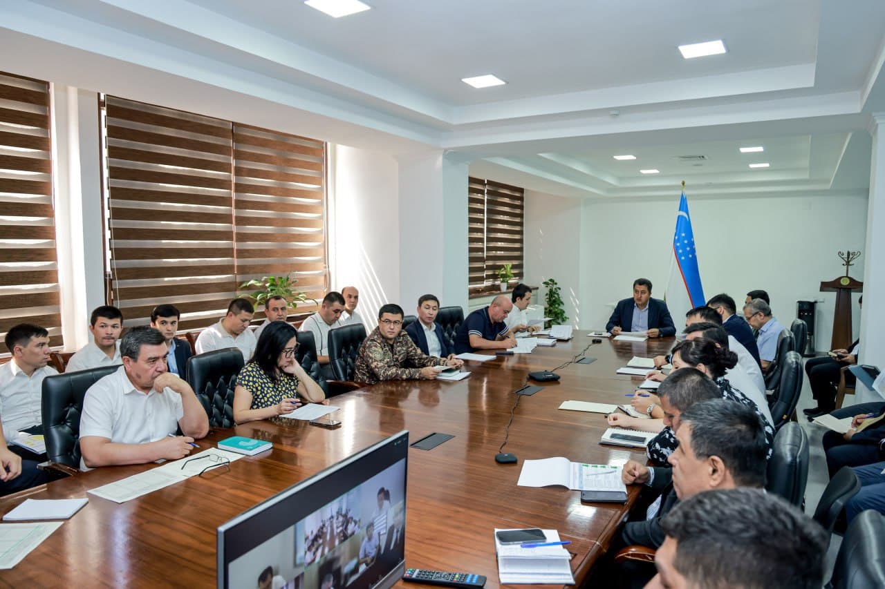 Ijro intizomi bo‘yicha yig‘ilish o‘tkazildi