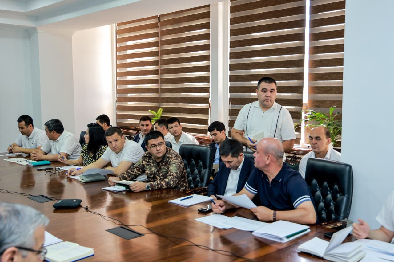Ijro intizomi bo‘yicha yig‘ilish o‘tkazildi