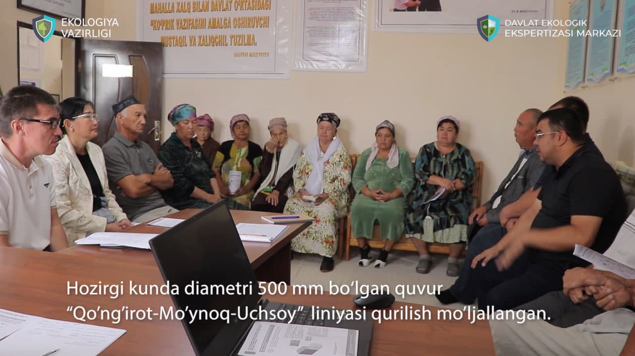 Aholini ichimlik suvi bilan ta'minlashga qaratilgan loyiha borasida jamoatchilik fikri o‘rganildi