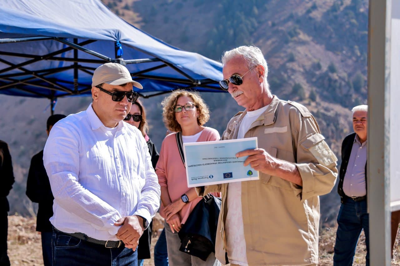 Делегация ЕБРР ознакомилась с результатами работ по рекультивации бывших урановых рудников