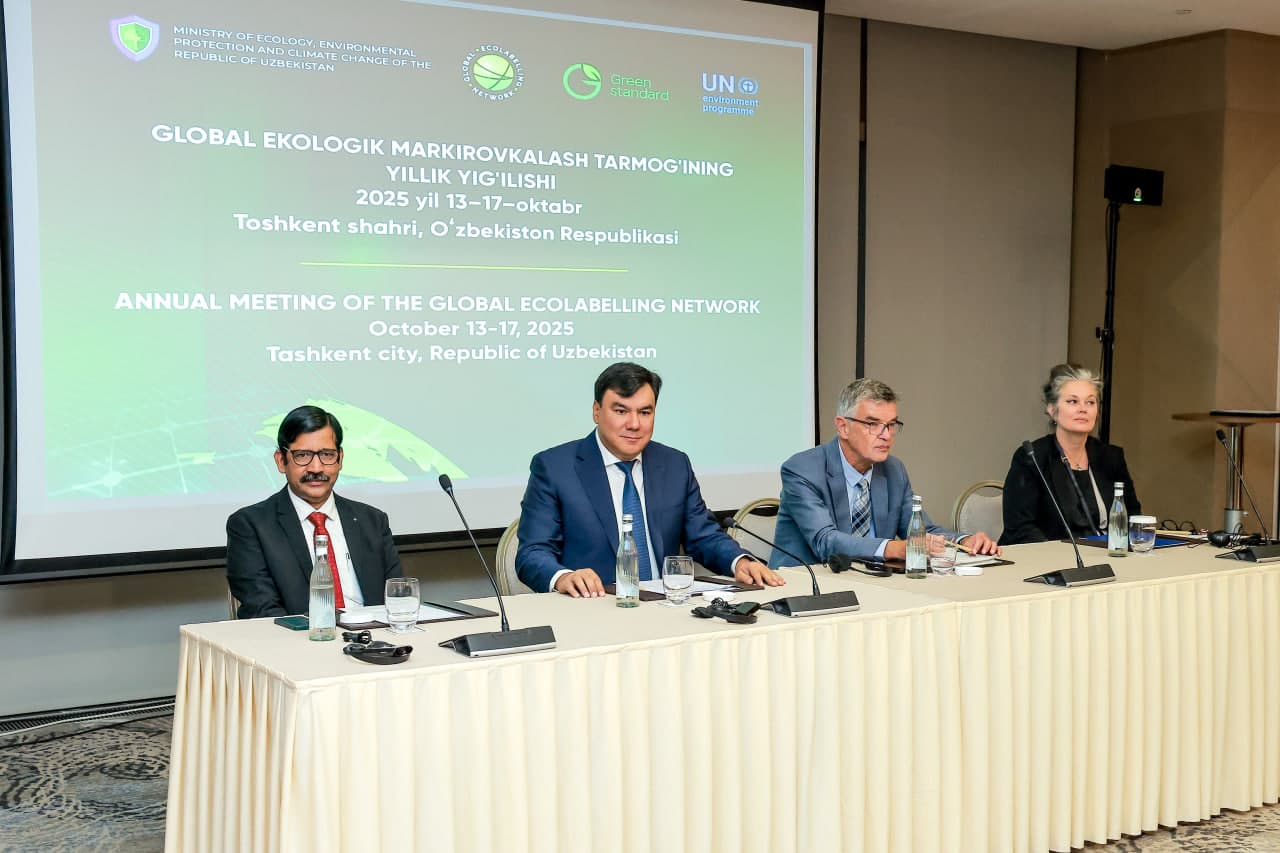 В Узбекистане впервые проходит встреча Глобальной сети экомаркировки
