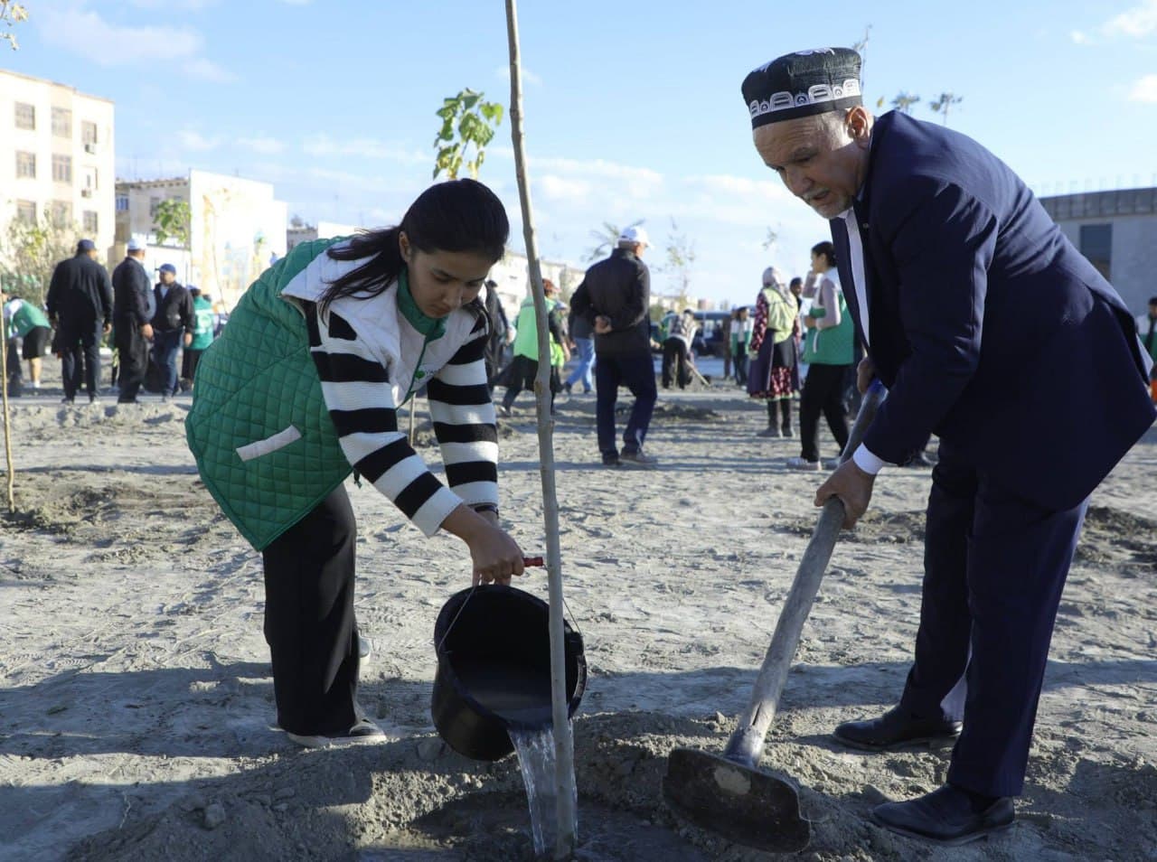 Во всех регионах страны реализован проект «Зелёный сад»