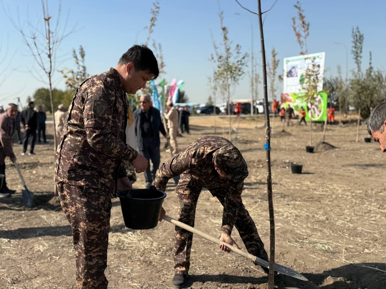 Во всех регионах страны реализован проект «Зелёный сад»