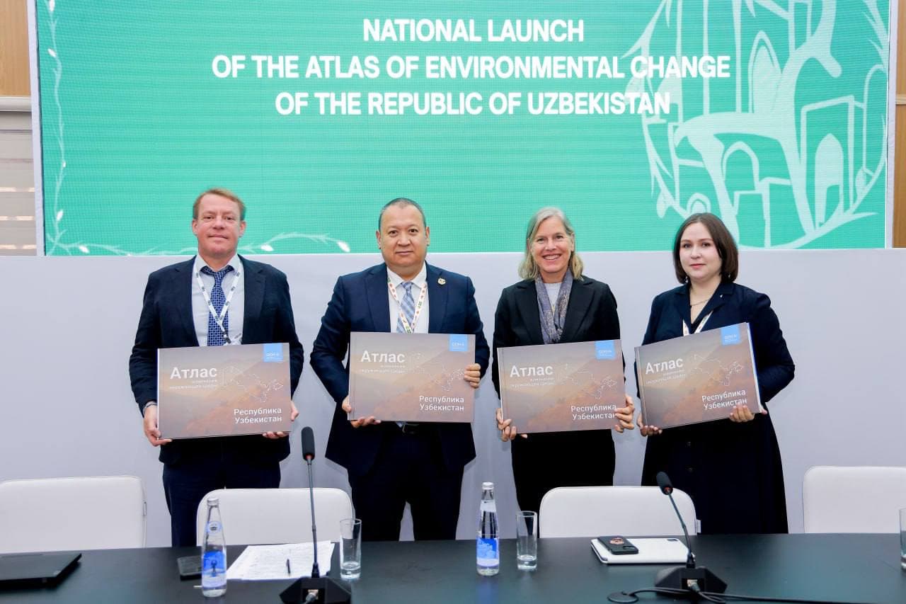 Презентован Атлас экологических изменений Узбекистана