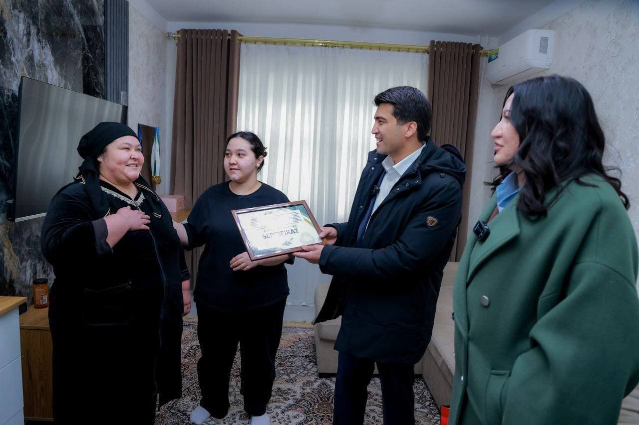 Prezident topshirig‘i amalda: 100 nafar tozalik posboni farzandlarining kontrakt to‘lovi to‘lab berildi