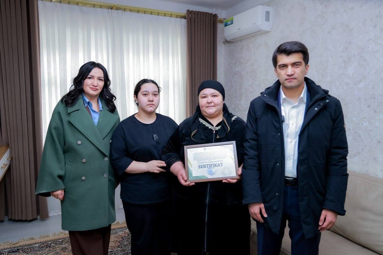 Prezident topshirig‘i amalda: 100 nafar tozalik posboni farzandlarining kontrakt to‘lovi to‘lab berildi