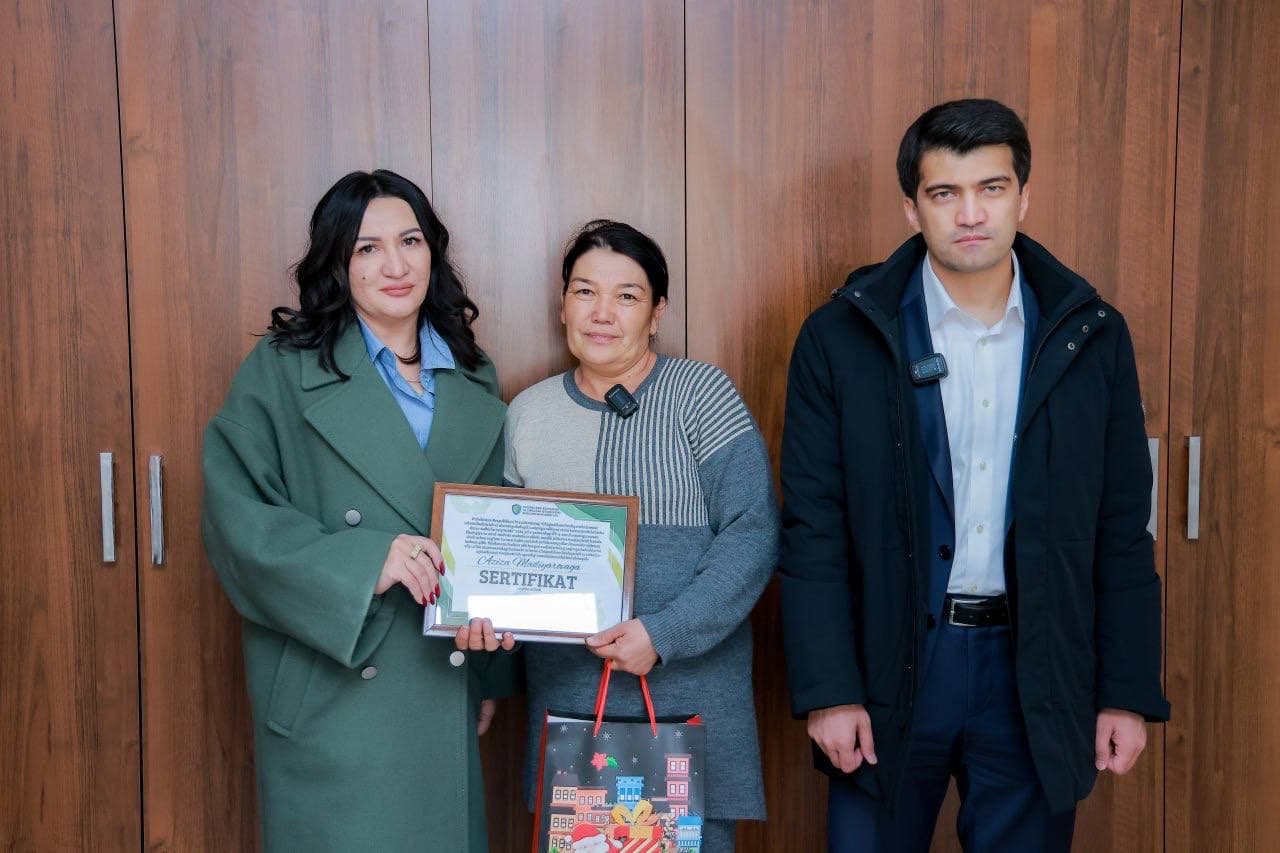 Prezident topshirig‘i amalda: 100 nafar tozalik posboni farzandlarining kontrakt to‘lovi to‘lab berildi