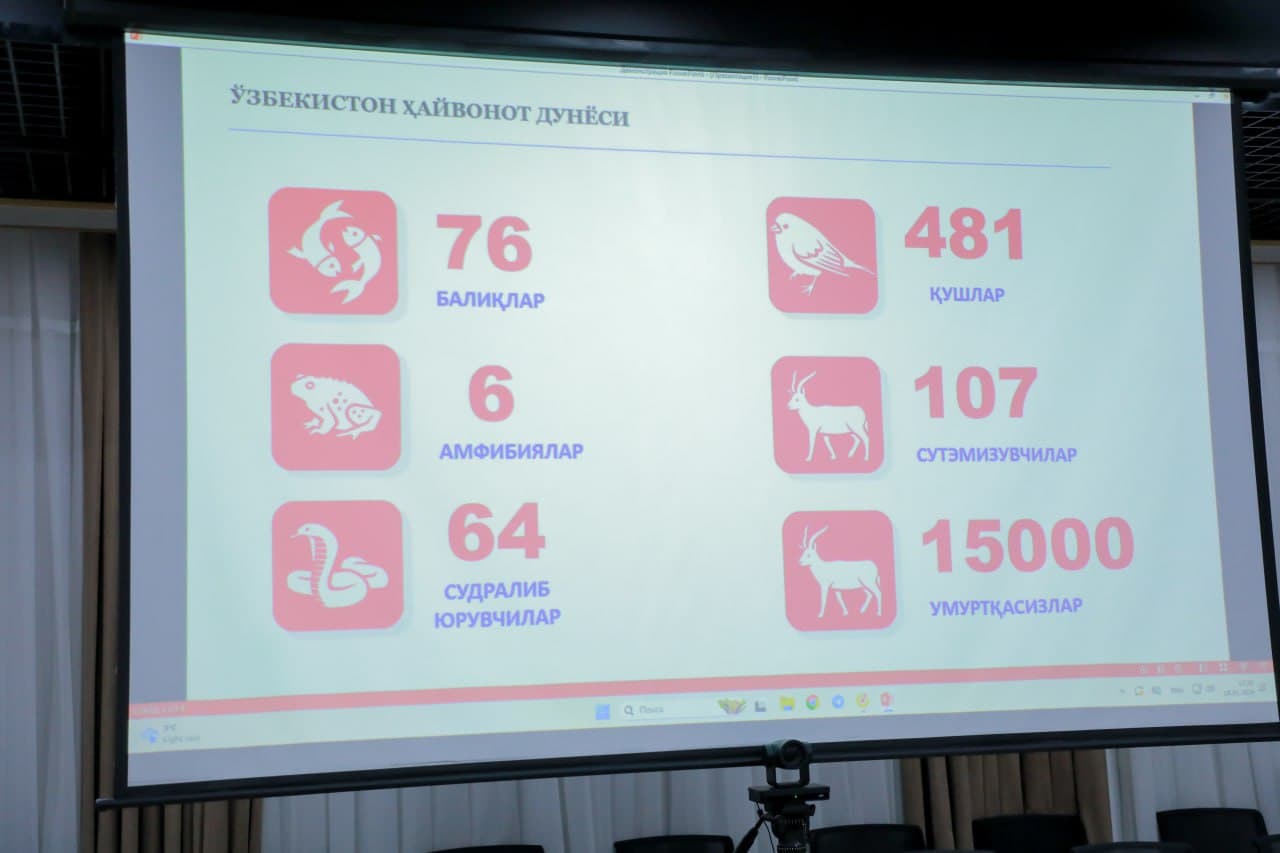 Qizil kitobga kiritilishi taklif etilayotgan o’simlik va hayvonot turlari muhokamasi bo’lib o’tdi