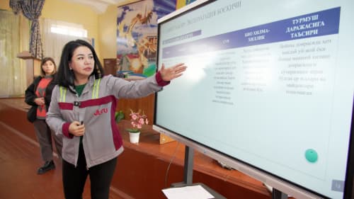 В Наманганской области с общественностью обсужден проект по очистке сточных вод