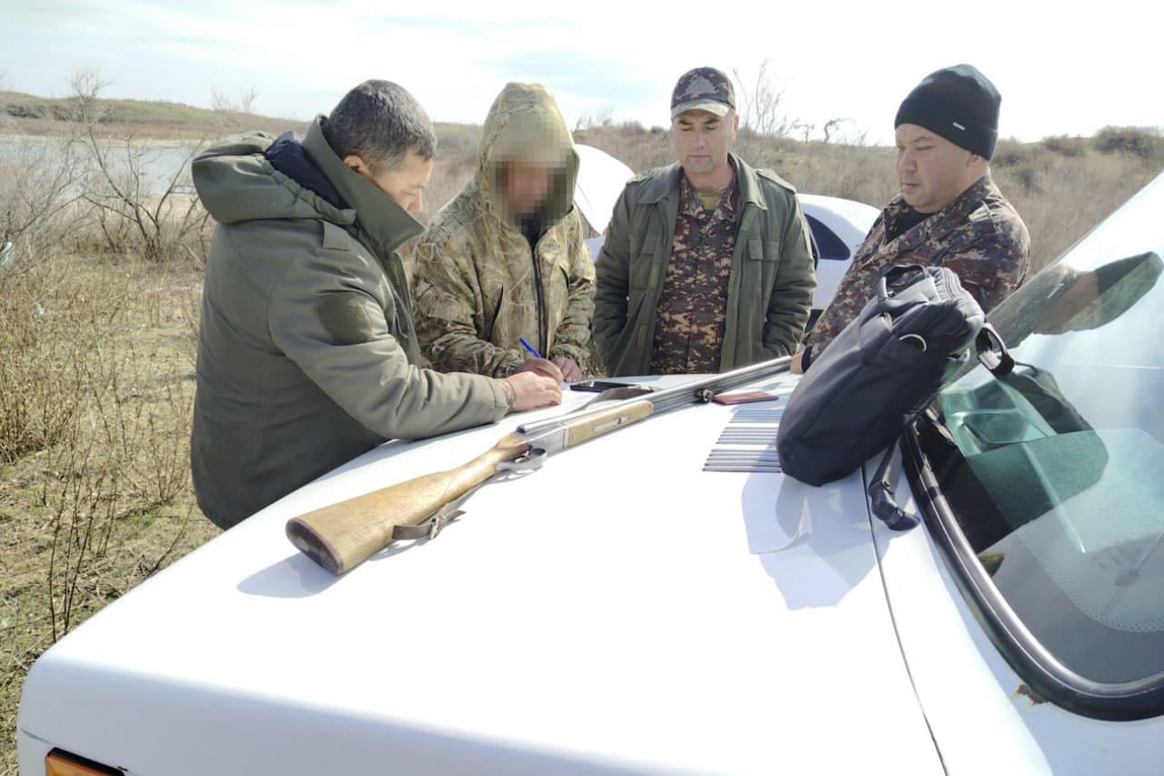 В Айдар-Арнасайской системе озёр выявлен факт незаконной охоты: нарушителю предстоит выплатить крупную сумму компенсации