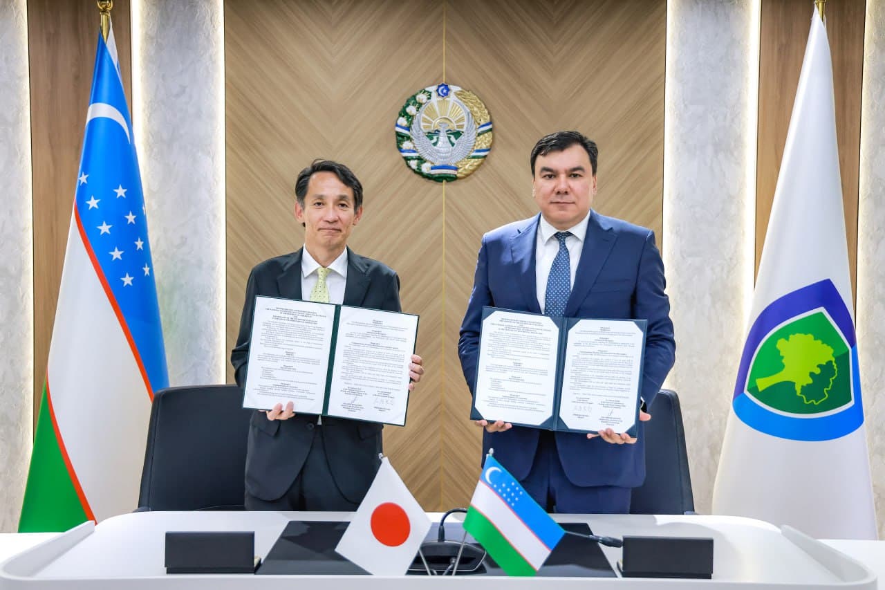 Подписан меморандум о сотрудничестве между Узбекистаном и Японией в области охраны окружающей среды