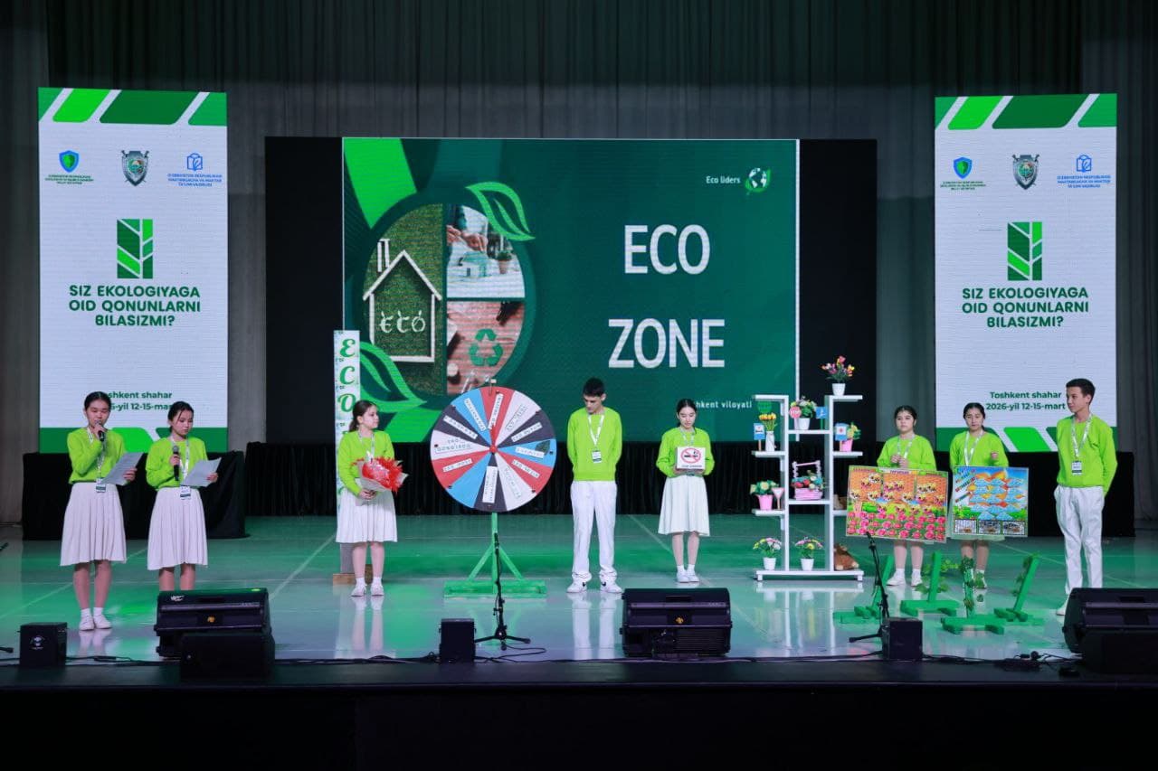 Tashkent Hosts National School Competition on Environmental Legislation