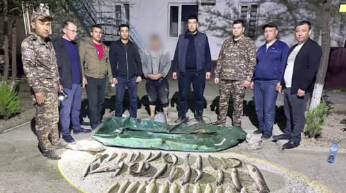 Illegal Fishing Using an Electric Rod Detected in Syrdarya Region