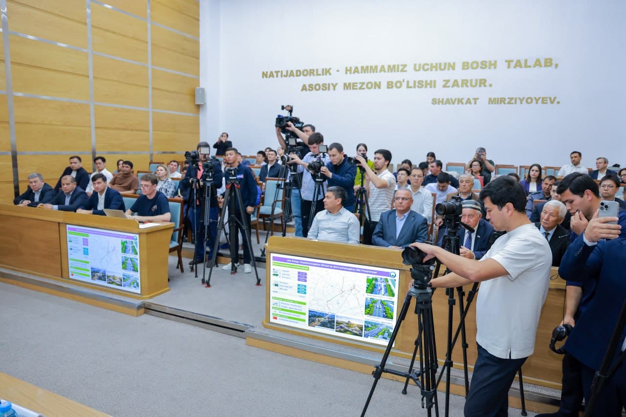 Toshkentni aholi uchun yanada qulay va xavfsiz shaharga aylantirishga qaratilgan loyiha muhokama qilindi