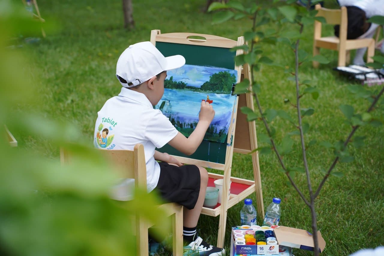 Дети дошкольного возраста создали уникальные рисунки на тему природы