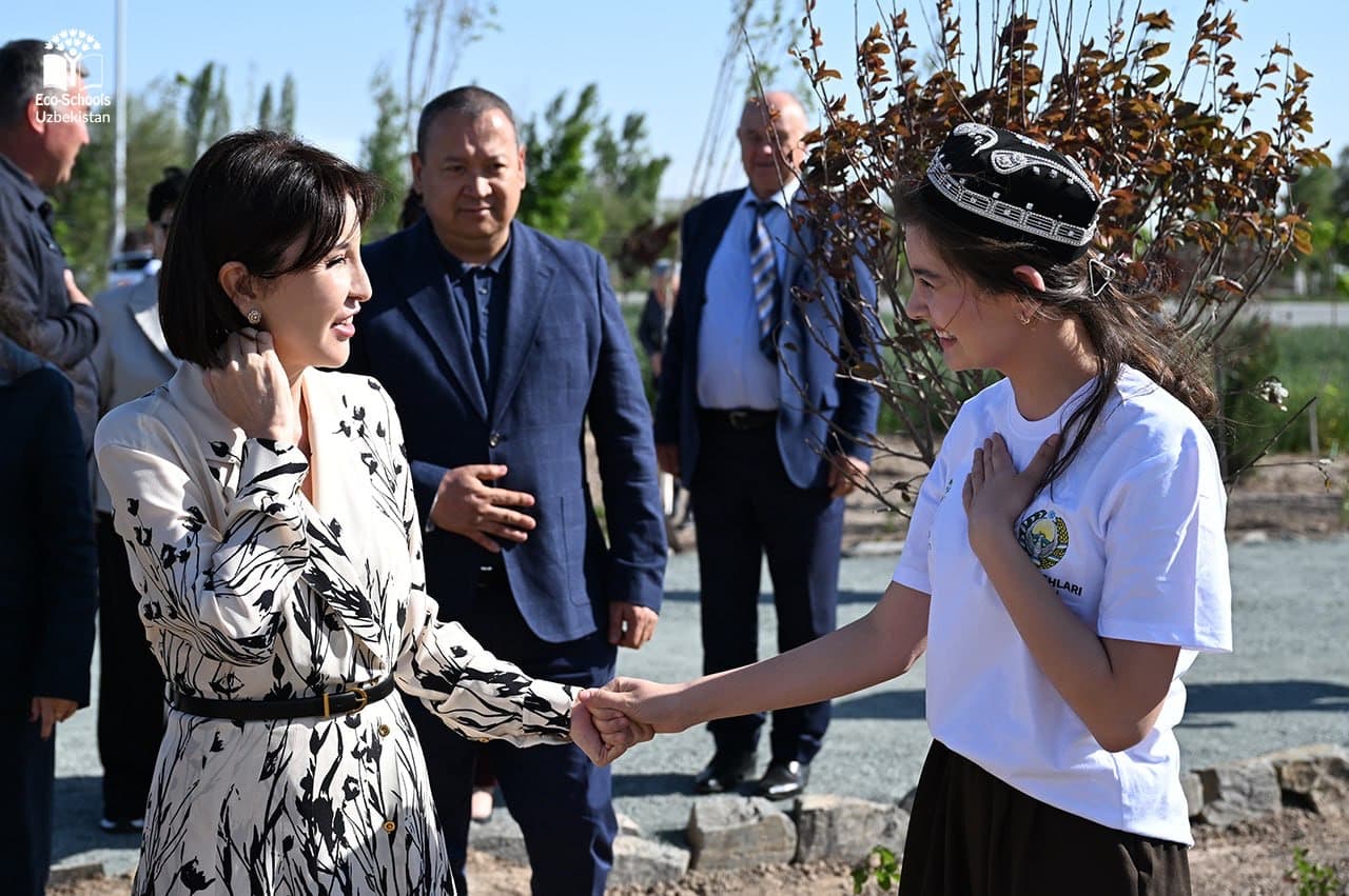 Xivada yangi yashil bog’ barpo etilmoqda