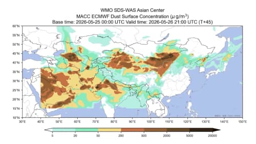 The Special Commission Warns of Short-Term Dust Storms in Tashkent