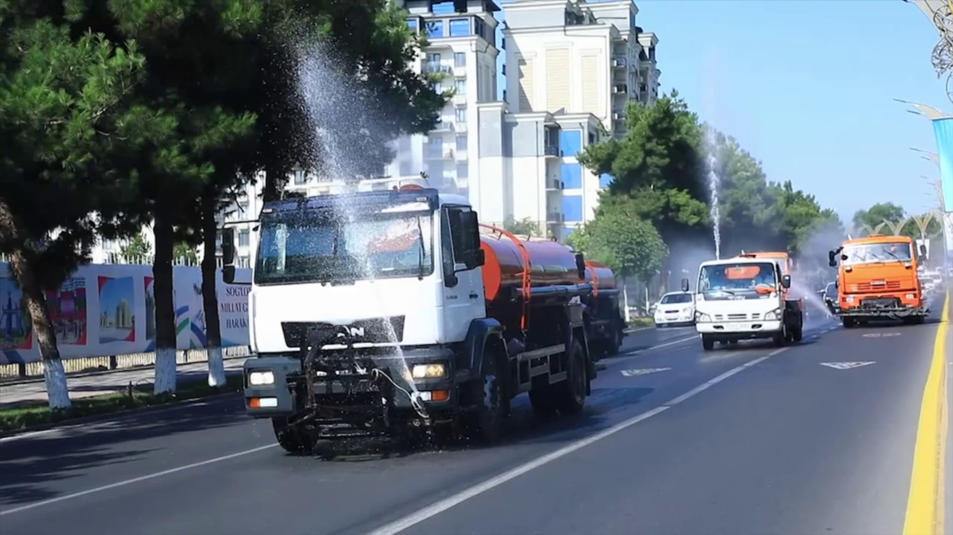 Во всех регионах Узбекистана усилены меры по сохранению зелёных насаждений