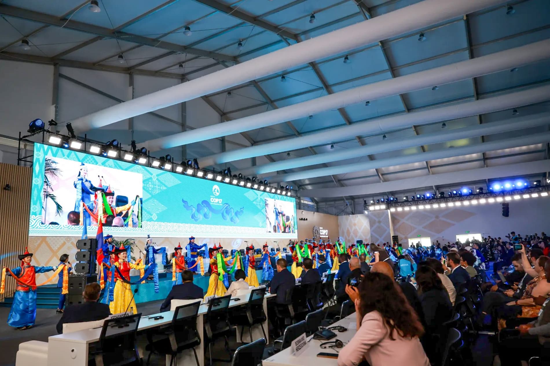 В Улан-Баторе состоялась официальная церемония открытия Конференции COP17 по борьбе с опустыниванием