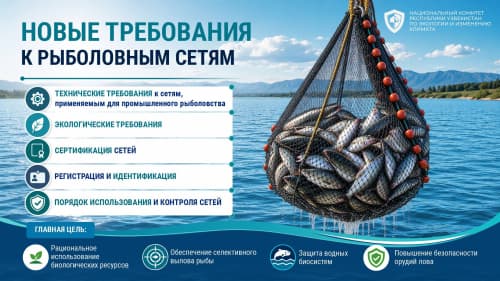 Утверждён национальный стандарт «Рыболовные сети. Технические условия»