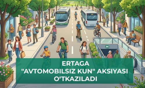 Uzbekistan to hold another nationwide "Car-Free Day" tomorrow