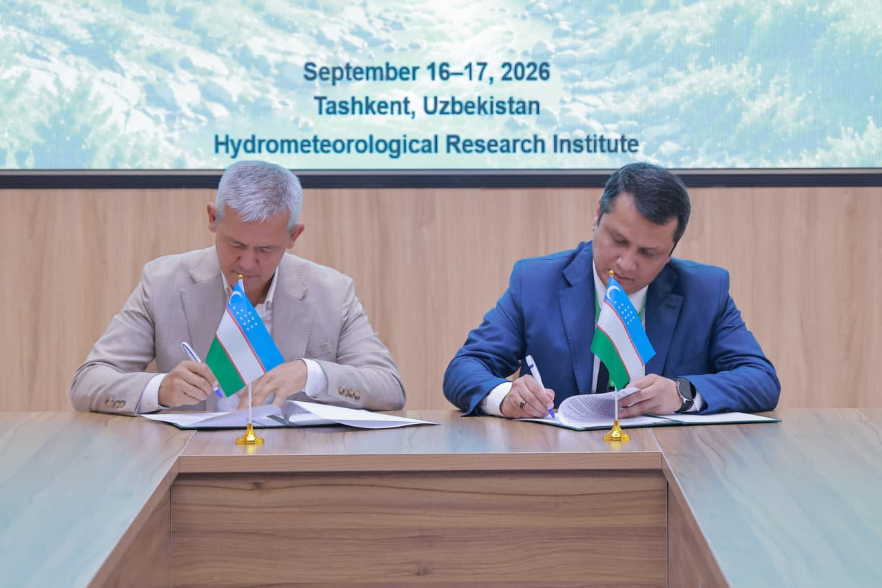 Gidrometeorologiya ilmiy-tadqiqot instituti qator tashkilotlar bilan hamkorlik memorandumlarini imzoladi