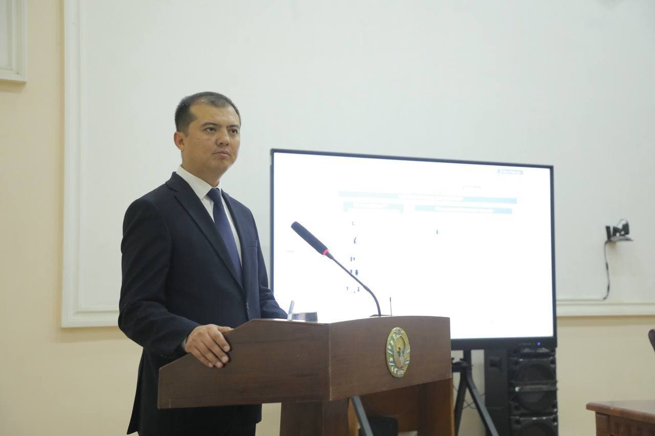 Qibray tumani hokimi Muzaffar Rashidov tumanda Murojaat