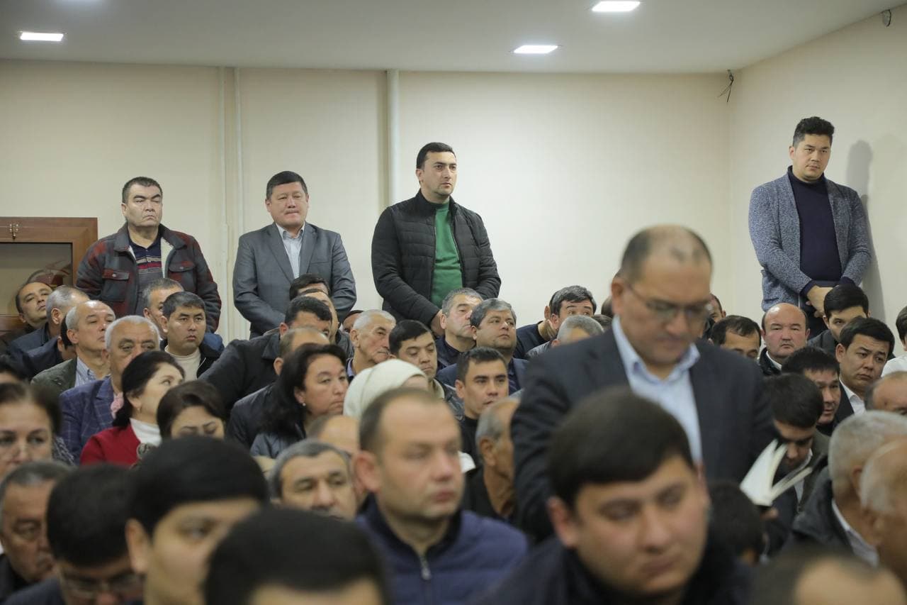 Qibray tumani hokimi Muzaffar Rashidov tumanda Murojaat