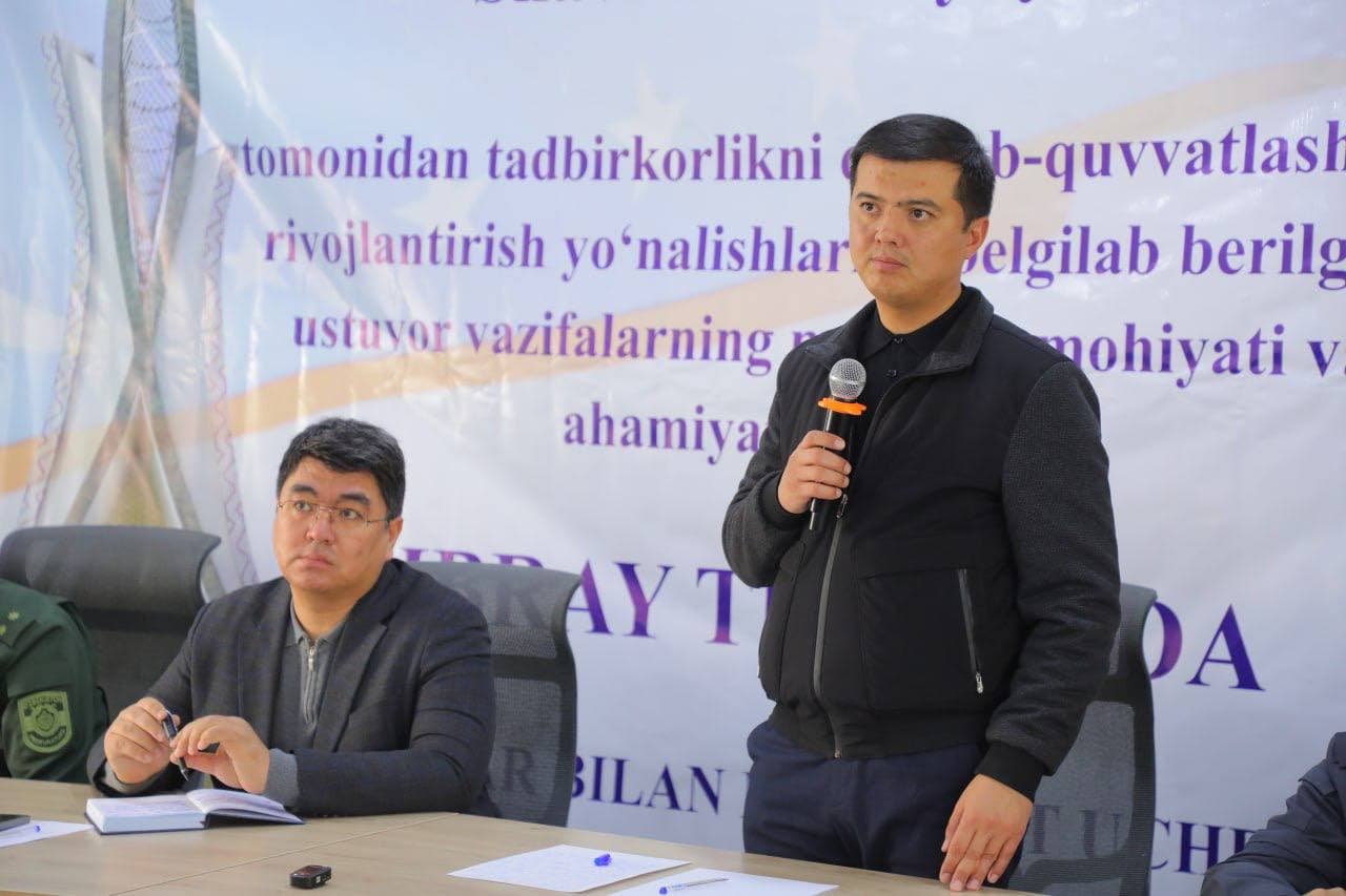Qibrayda tadbirkorlar bilan ochiq muloqot o'tkazildi