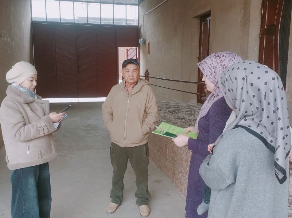 Tumanda aholi va qishloq xoʼjaligini roʼyxatga olish tadbirining ikkinchi bosqichi davom etmoqda