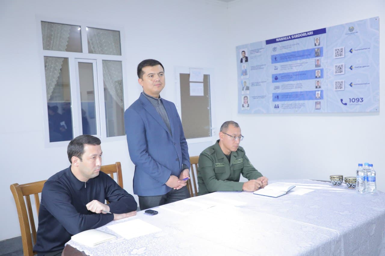 Uzumzor mahallasida jinoyatchilik holatlari tanqidiy tahlil qilindi