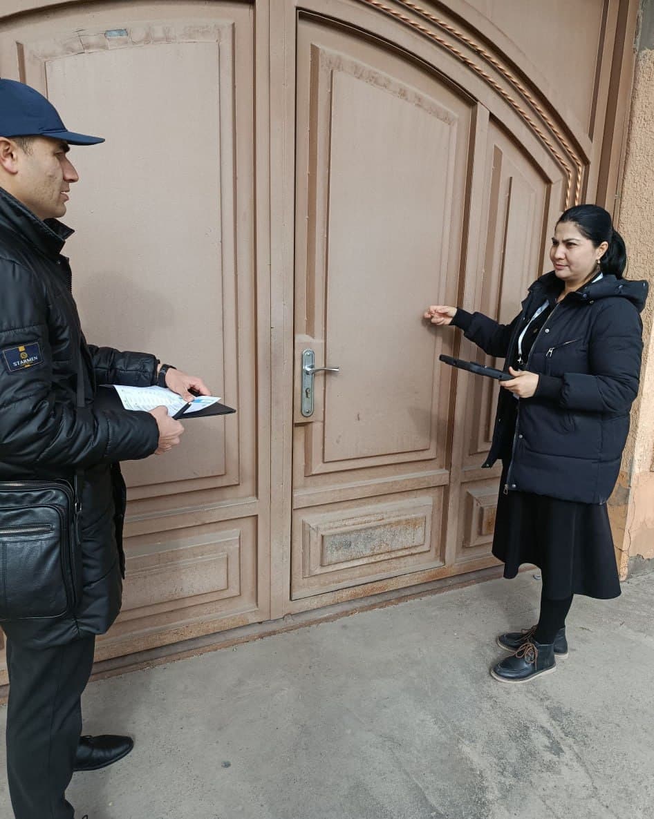 Tumanda aholi va qishloq xoʼjaligini roʼyxatga olish tadbirining ikkinchi bosqichi davom etmoqda