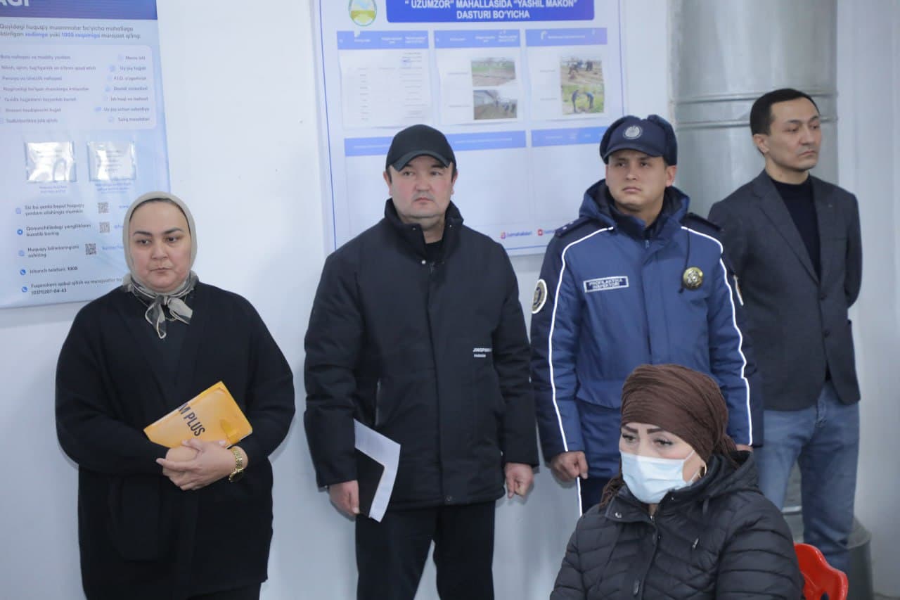 Uzumzor mahallasida jinoyatchilik holatlari tanqidiy tahlil qilindi