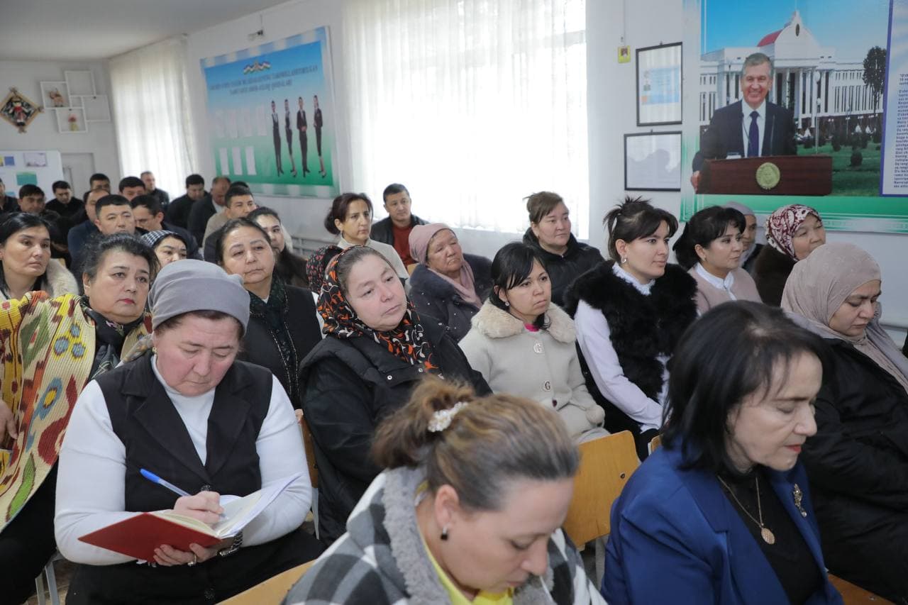Parvoz mahallasida jinoyatchilikning oldini olish masalalariga bag‘ishlangan uchrashuv o‘tkazildi
