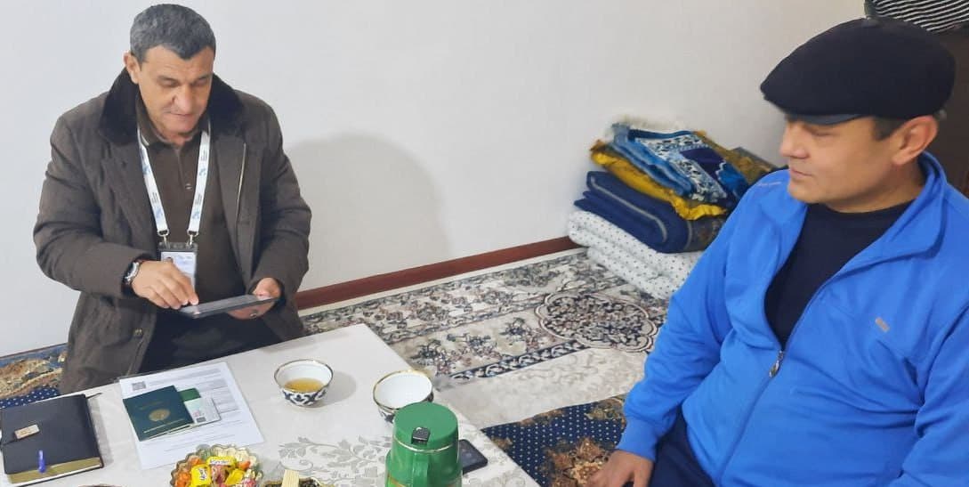 Tumanda aholi va qishloq xoʼjaligini roʼyxatga olish tadbirining ikkinchi bosqichi davom etmoqda