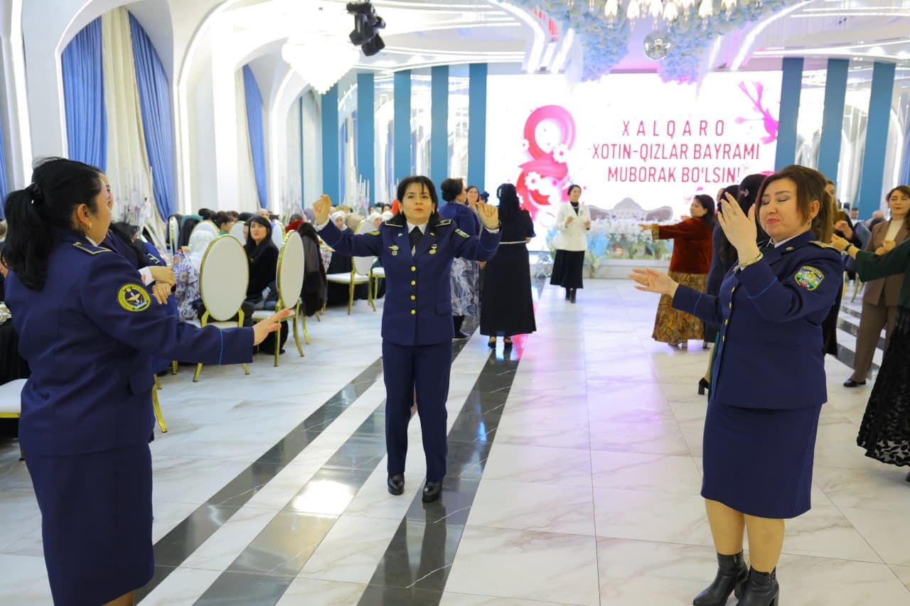 Tumanda 8-mart — Xalqaro xotin-qizlar kuni munosabati bilan bayram tadbiri o‘tkazildi