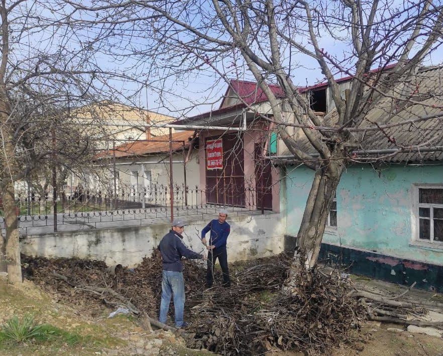 Mahallalarda bahorgi yumushlar hamjihatlik bilan amalga oshirilmoqda