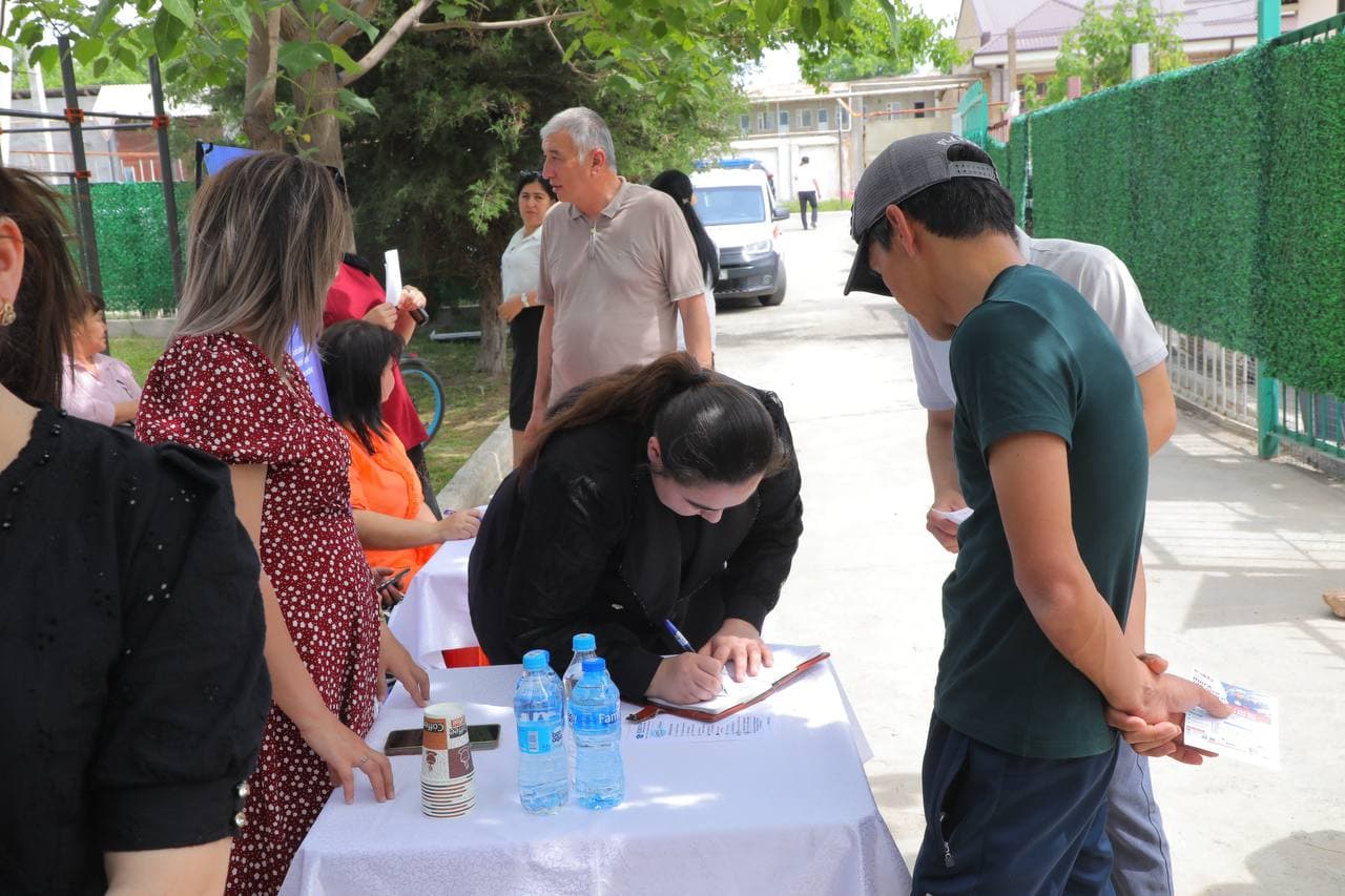 Chegaraoldi hududda “Bo‘sh ish o‘rinlari mehnat yarmarkasi” o‘tkazildi