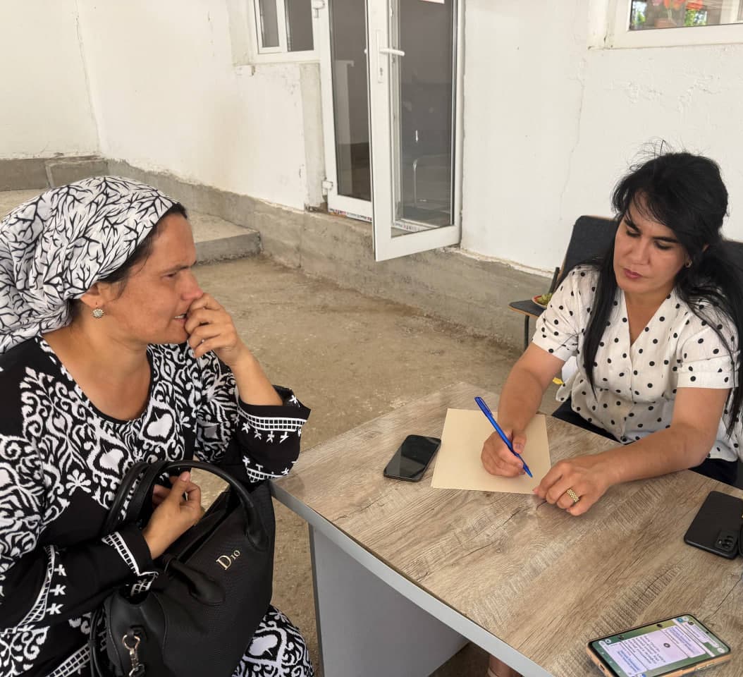 Bo'ston mahallasida xotin-qizlar uchun sayyor qabul o‘tkazildi