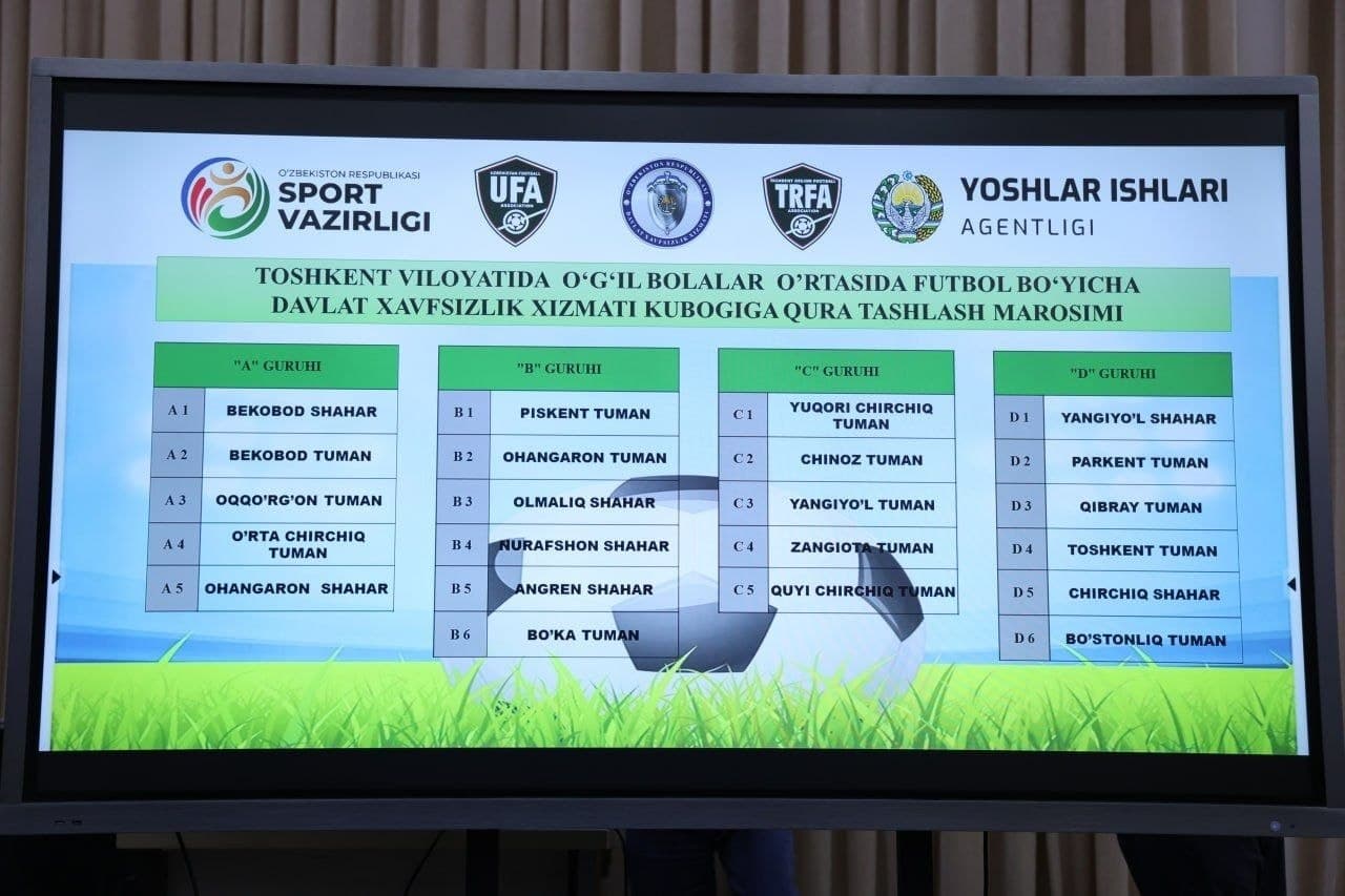 NURAFSHON SHAHRIDA DXX KUBOGI VILOYAT BOSQICHIGA QUR'A TASHLANDI!
