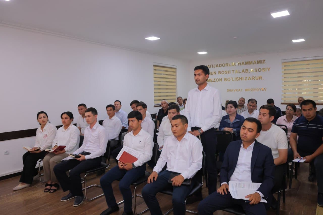 Qobil Xamdamovning ilk rasmiy muloqoti yoshlar bilan bo‘lib o‘tdi