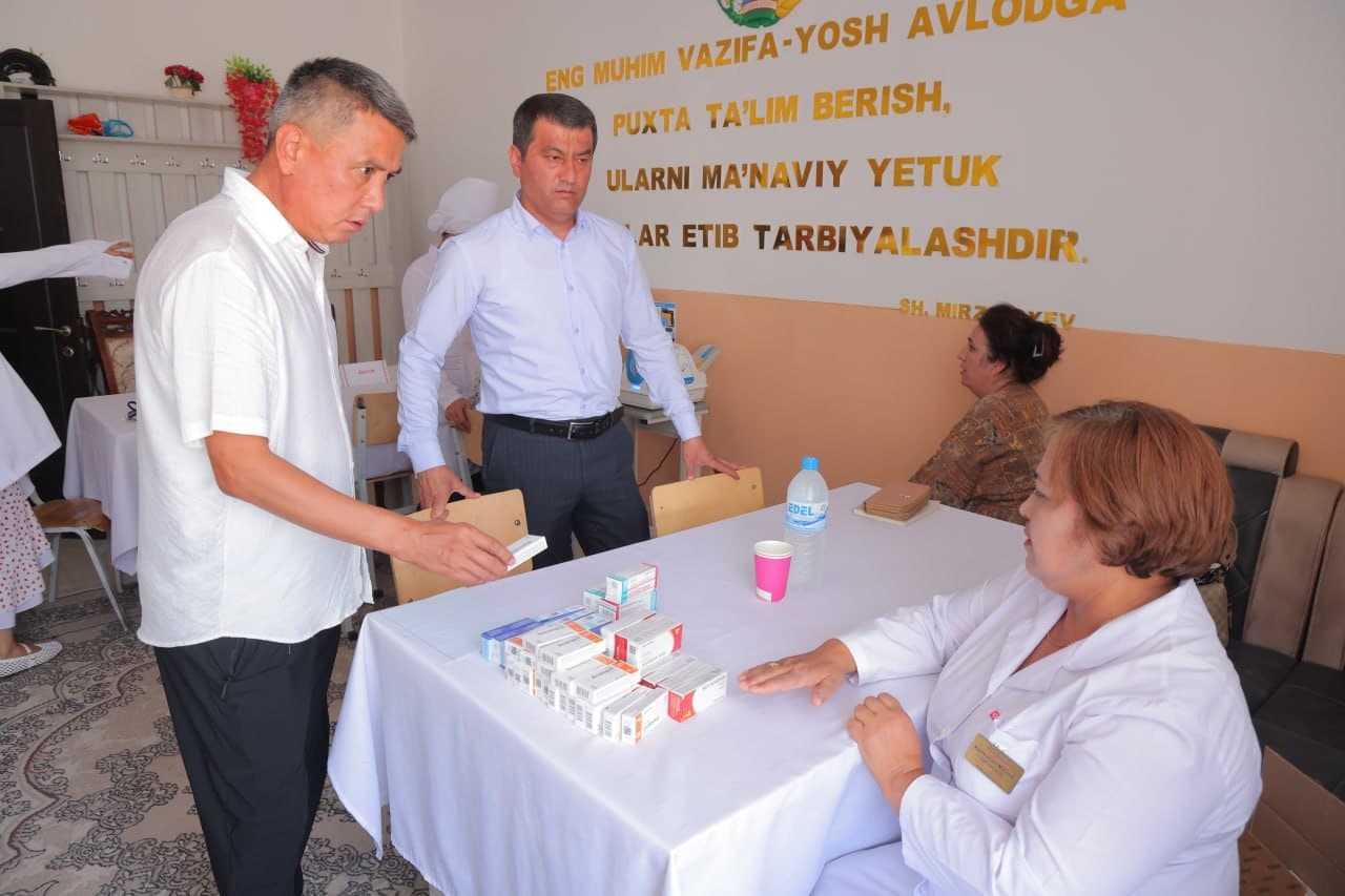 "Qumariq" mahallasi aholisi uchun keng qamrovli tibbiy ko‘rik tashkil etildi
