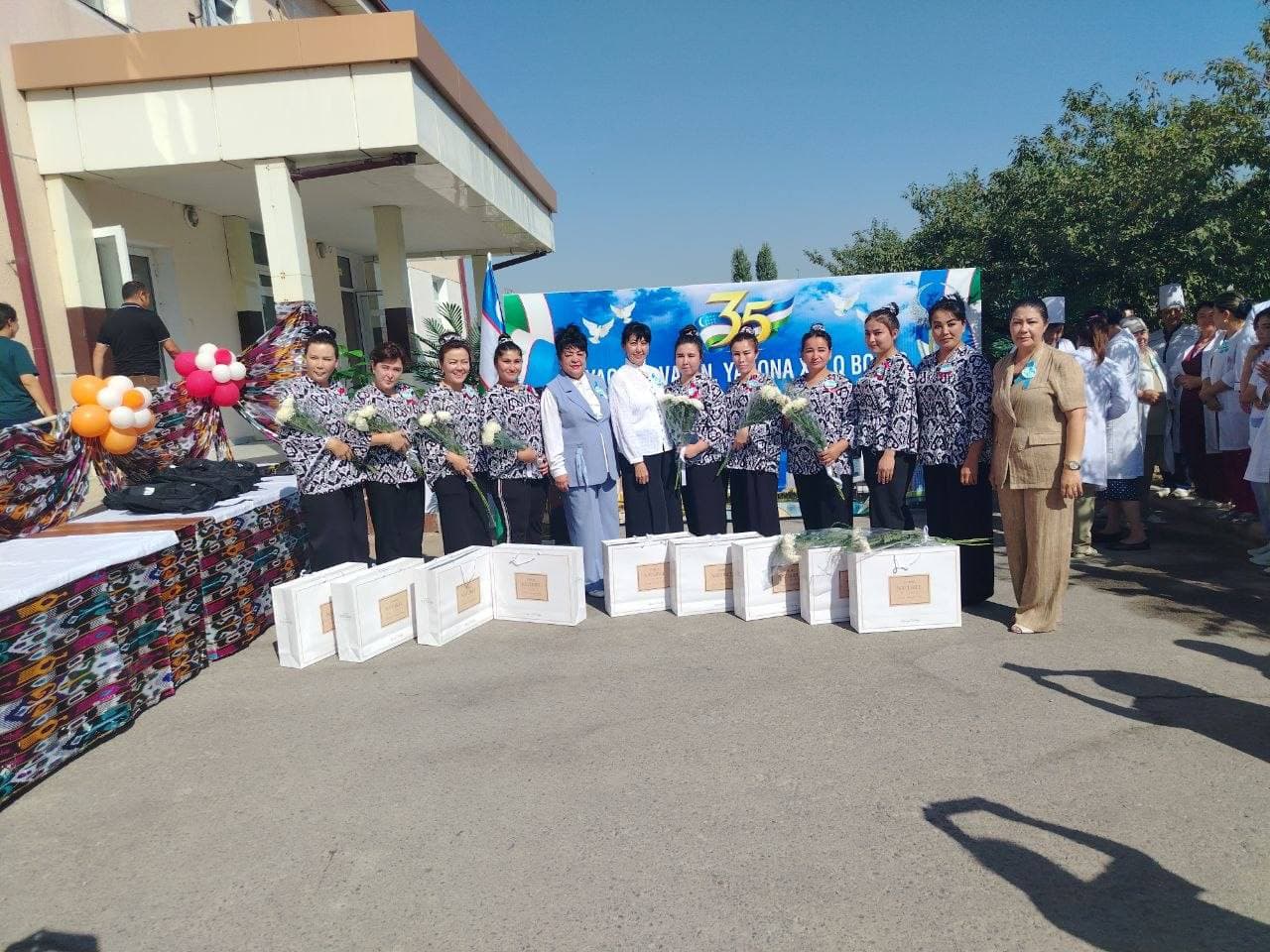 Nurafshon shahar tibbiyot birlashmasida bayram tadbiri o‘tkazildi