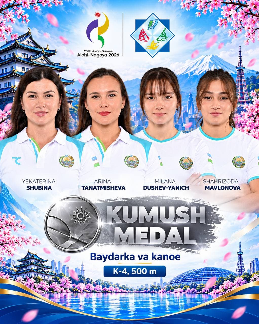 Nurafshonlik sportchilardan Osiyo o‘yinlarida navbatdagi medal