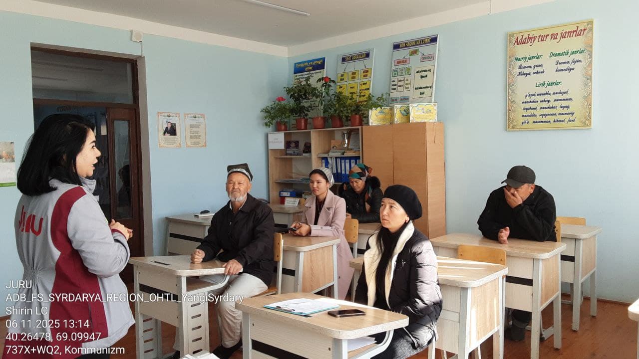 В Сырдарьинской области состоялись общественные слушания по проекту строительства воздушных линий электропередачи