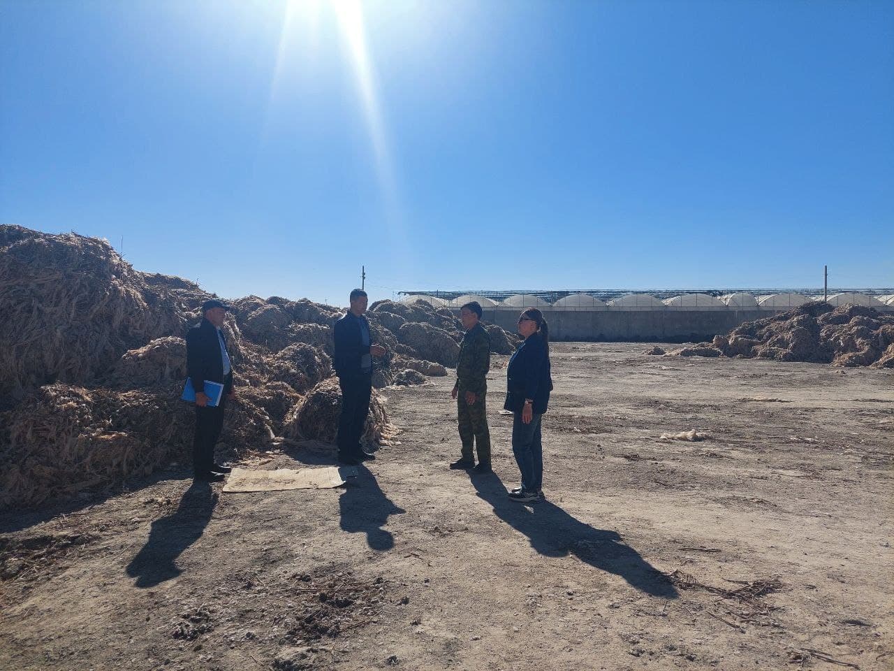 The waste processing project in the Kasbi district has been reviewed by an environmental expert examination