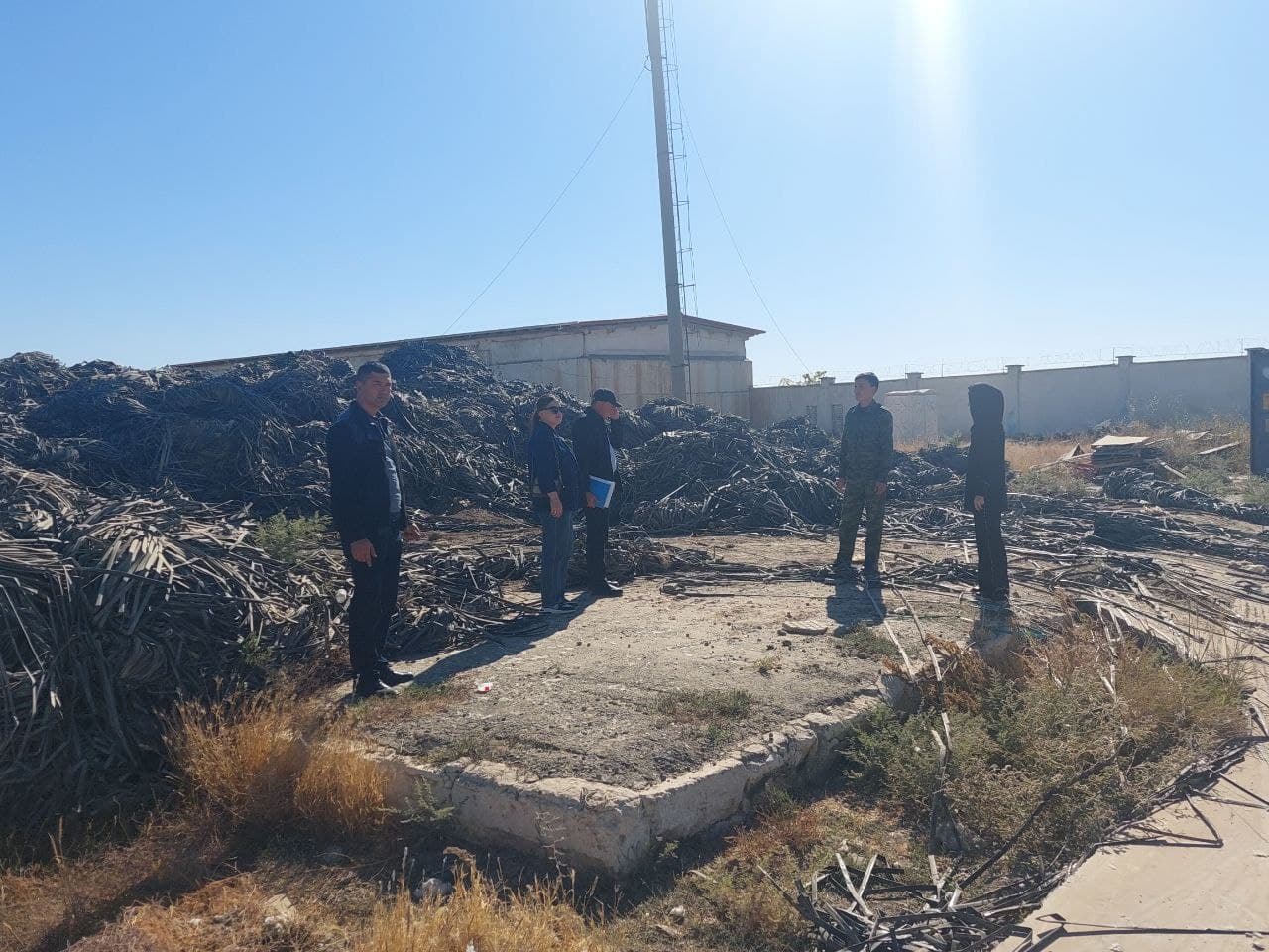 The waste processing project in the Kasbi district has been reviewed by an environmental expert examination