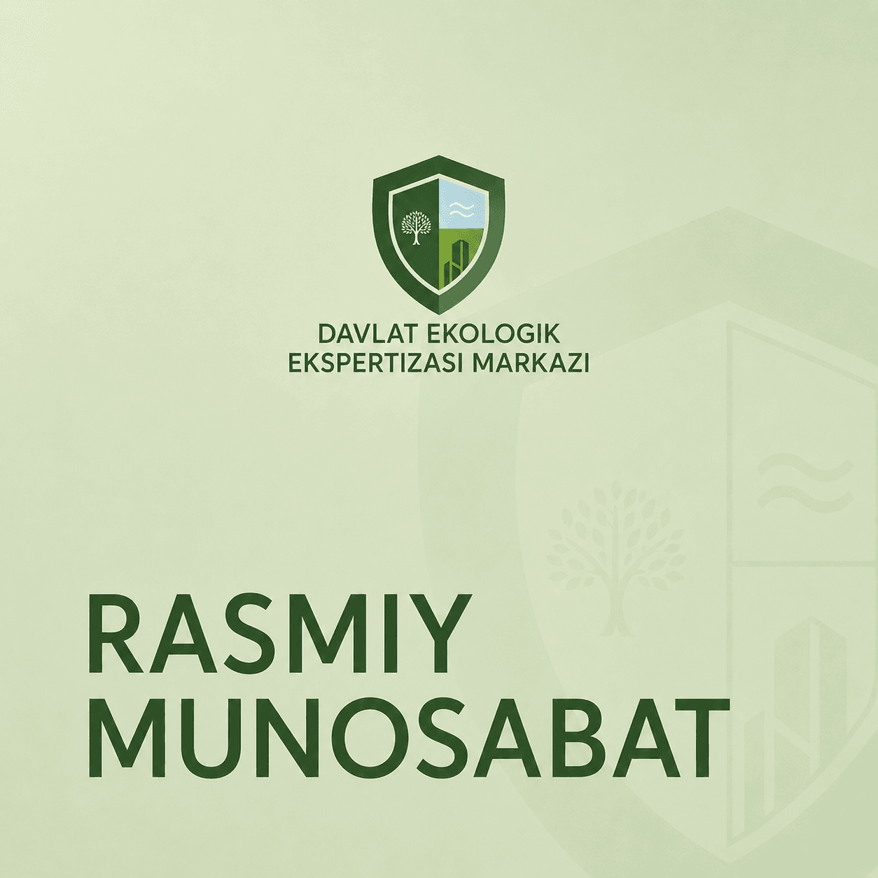Rasmiy munosabat!